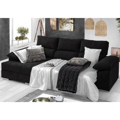 Sofá 2L + Chaise Long c/ Cama Logan (280x145cm)