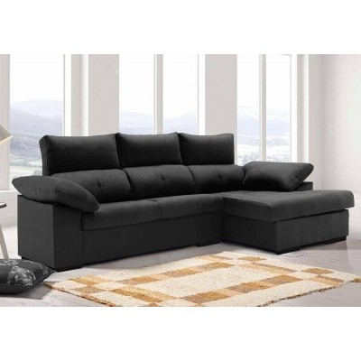 Sofá 2L + Chaise Long Reversível Elegant (240x160cm)