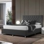 Cama Glamour c/ Cristais + Estrado, Sistema Elevatório e Fundos