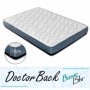 Pack Cama Pocket (Branco Matte) + Estrado + Colchão Basic 15HR (190x140cm)