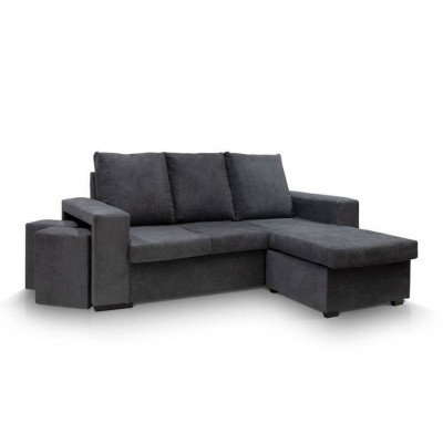 Sofá 2L + Chaise Long Reversível Cortada Sintra 2 (200x150cm)